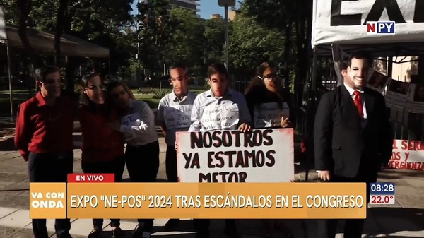 Expo "Ne-Pos" denuncia el festín político en el Congreso Nacional - Noticias Paraguay