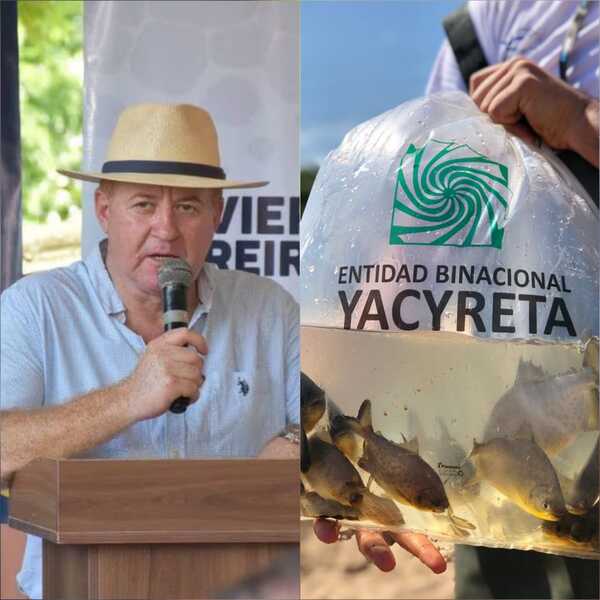 Gobernador de Itapúa y EBY entregarán 5.000 alevines a piscicultores en La Paz