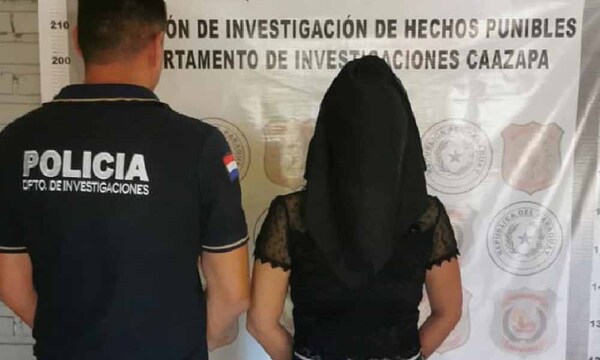 Policía captura a sospechosa de mandar asesinar a su marido en Caazapá – Prensa 5