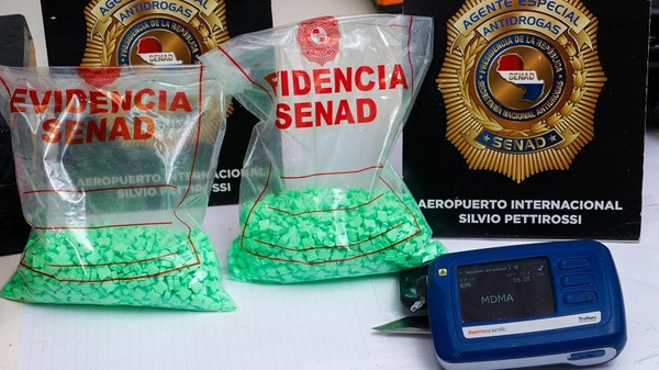 Interceptan 24 mil dosis de éxtasis llegadas de Europa - Noticias Paraguay