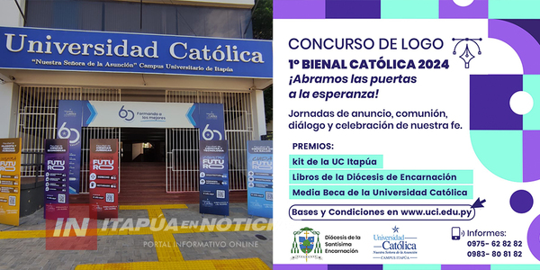 HASTA EL VIERNES SE PUEDE PARTICIPAR DEL CONCURSO DE LOGO DE LA BIENAL CATÓLICA - Itapúa Noticias