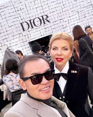 Vero Chaves y Marcelo Toyotoshi, juntitos en el desfile de Dior en París - Gente - ABC Color