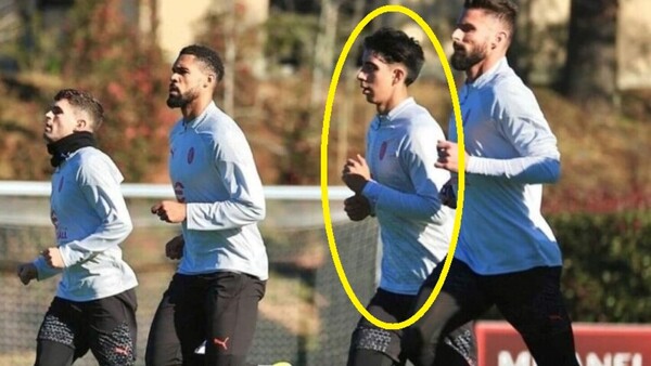 Hugo Cuenca entrena con estrellas del Milan: “Será un gran jugador”