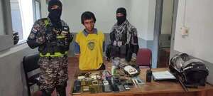 Detienen a un hombre con 22 teléfonos celulares robados y orden de captura en Luque - Policiales - ABC Color