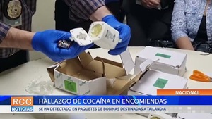 Hallazgo de cocaína en encomiendas durante controles en el aeropuerto
