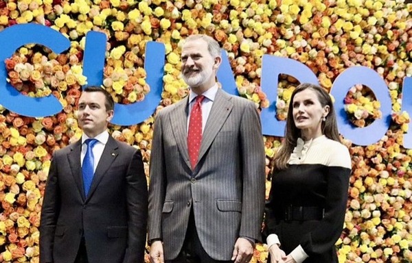 Noboa dijo en visita a Madrid que Ecuador vive "una guerra no convencional" - ADN Digital