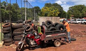 Despejan de neumáticos la plaza del mercado y afirman que buscan nueva forma de recolección – Diario TNPRESS