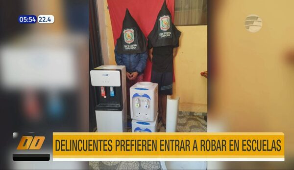 Delincuentes prefieren entrar a robar en escuelas | Telefuturo