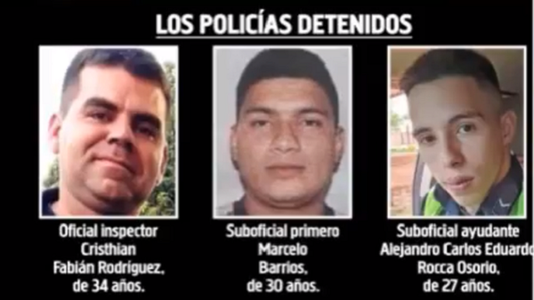 Capturan a tres policías por “plantar” droga a conductor de Bolt