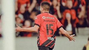 Mateo Gamarra anota su primer gol con Paranaense