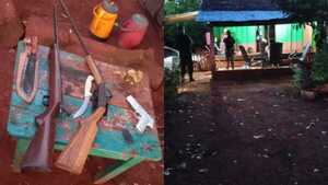 Incautan drogas y armas en allanamientos en Hohenau