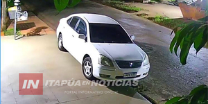HURTARON UN VEHÍCULO EN LA CIUDAD DE ENCARNACIÓN - Itapúa Noticias