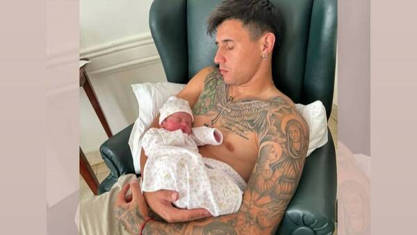 ¡El "Zorrito" Bareiro fue papá por segunda vez!