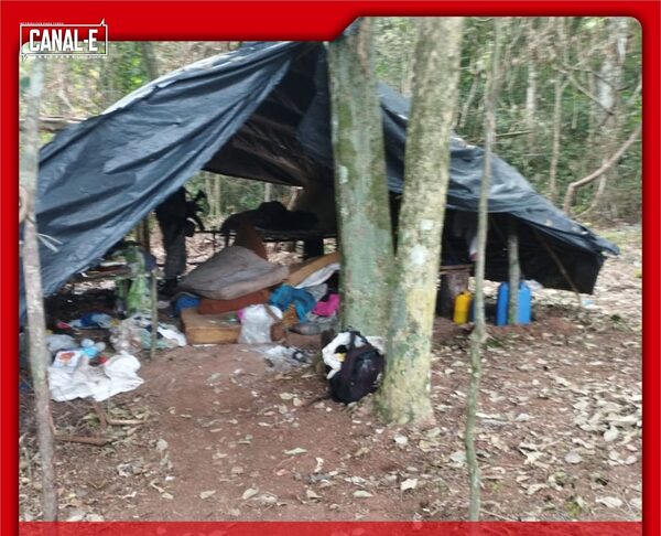 CAMPAMENTOS NARCOS EN CANINDEYÚ SON DESTRUÍDOS POR LA SENAD