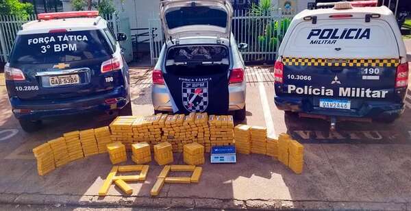 Brasil: Caen dos personas con cerca de 300 kilos de marihuana con “bandera paraguaya” - Policiales - ABC Color