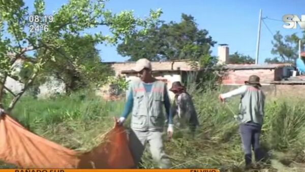 Minga ambiental en la escuela Santa Rosa - SNT