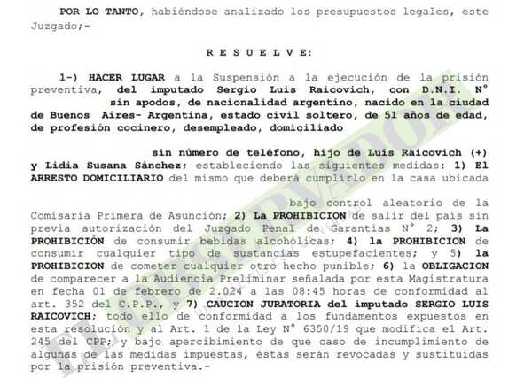 Procesado por intentar hurtar carne accede a arresto domiciliario
