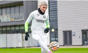 Julio Enciso retorna a sus entrenamientos: “Mi lugar feliz”