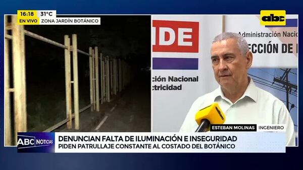 Video: Denuncian falta de iluminación e inseguridad - ABC Noticias - ABC Color