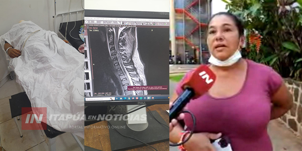 PIDEN AYUDA PARA COSTEAR CIRUGÍA DE JOVEN HERIDO EN EL HOSPITAL REGIONAL DE ENCARNACIÓN - Itapúa Noticias