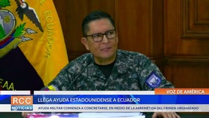 Fuerzas Armadas de Ecuador confirman llegada de ayuda estadounidense