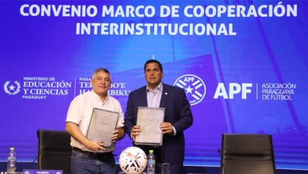 MEC y APF firman convenio para que 2.000 atletas puedan formarse - Informatepy.com