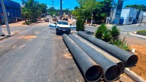 Barrios de Lambaré quedarán sin agua por 8 horas por reparación de caños rotos en obras
