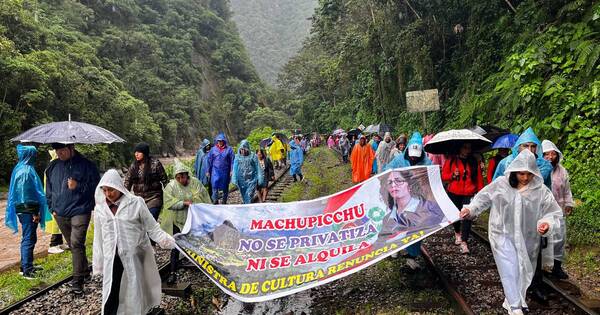 La Nación / Pobladores de Machu Picchu protestan contra boletería digital
