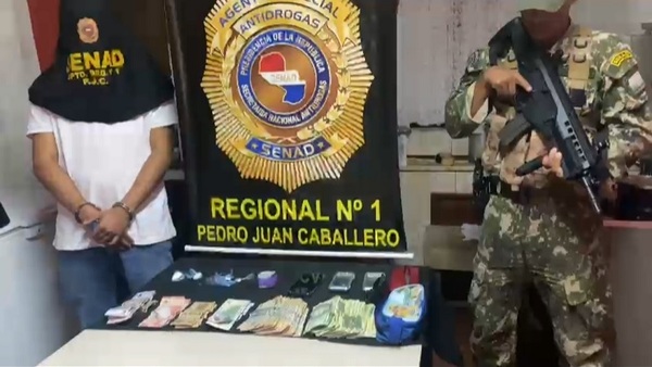 Cae distribuidor de drogas en Pedro Juan Caballero
