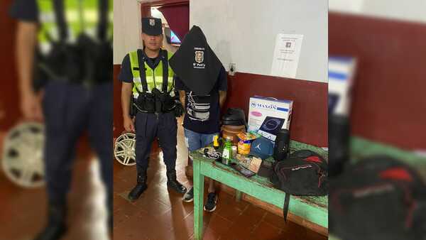 Detienen a hombre con múltiples antecedentes por hurto de pertenencias de 4 personas
