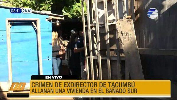 Detienen a sospechoso del crimen del exdirector de Tacumbú tras allanamientos | Telefuturo