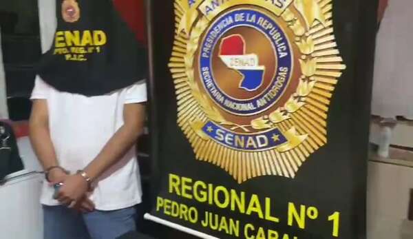 Detienen a supuesto microtraficante durante allanamiento en Pedro Juan Caballero - Policiales - ABC Color
