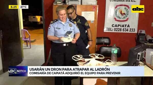 Video: usarán un DRON para atrapar al ladrón - ABC Noticias - ABC Color