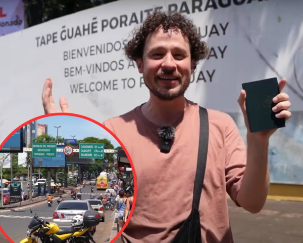 Luisito Comunica probó tereré y compartió su experiencia por Ciudad del Este