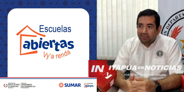 PLAN “ESCUELAS ABIERTAS” ESTARÁ EN 11 INSTITUCIONES EDUCATIVAS DE ITAPÚA - Itapúa Noticias