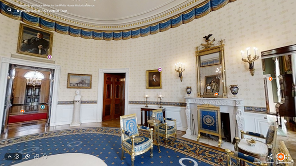 EEUU: Conocer la Casa Blanca es posible con recorrido virtual de 360º