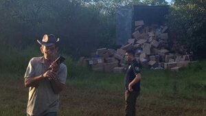 Piratas del asfalto atacan camión transportador de mercaderías en Alto Paraná