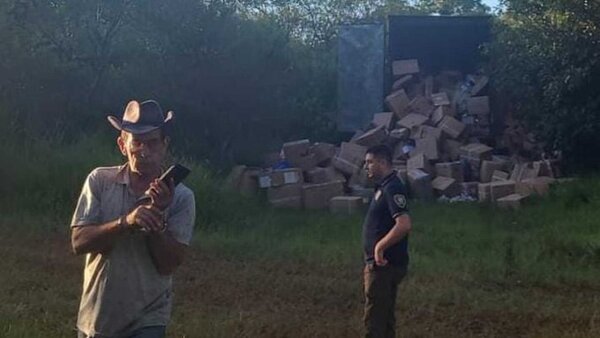 Piratas del asfalto atacan camión transportador de mercaderías en Alto Paraná