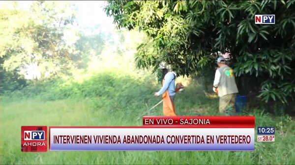 Patio baldío en Sajonia es utilizado como vertedero clandestino - Noticias Paraguay