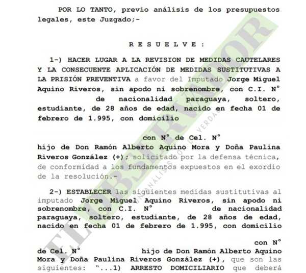 Implicado en supuesta venta de cargos en el IPS accede a arresto domiciliario
