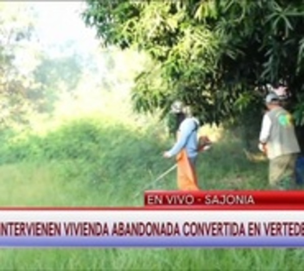 Patio baldío en Sajonia es utilizado como vertedero clandestino - Paraguay.com