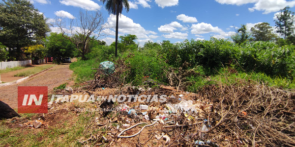 VECINOS DEL B° SAN ISIDRO RECLAMAN ABANDONO DE LAS AUTORIDADES EN CRÍTICA SITUACIÓN SANITARIA - Itapúa Noticias