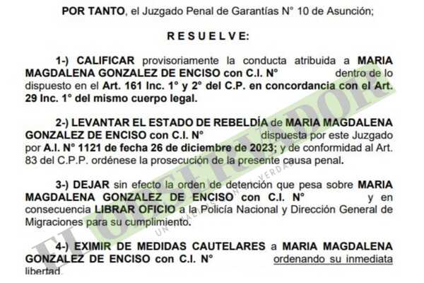 Eximen de medidas cautelares a mujer que intentó hurtar carne de un minisupermercado
