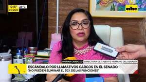 Video: escándalo por llamativos cargos ‘’estratégicos’' en el Senado - ABC Noticias - ABC Color