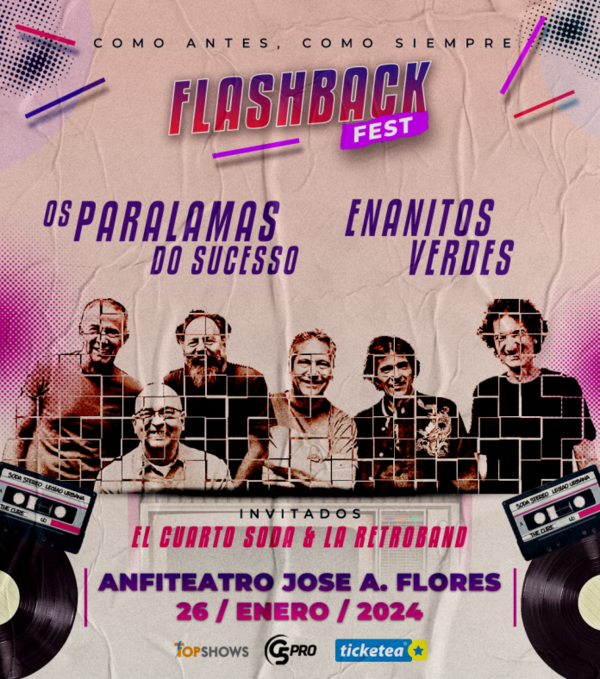 Noche de rock clásico en el Anfiteatro con los Enanitos Verdes y Os Paralamas do Sucesso