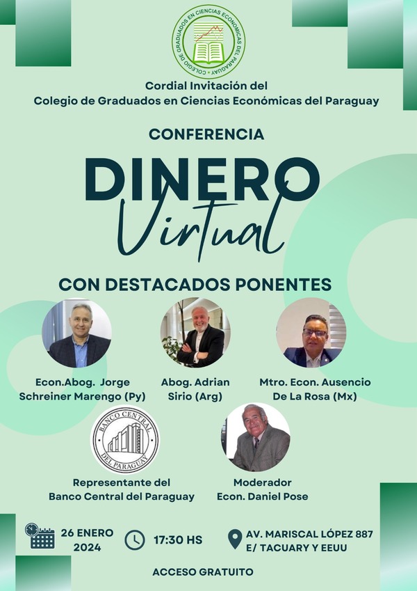 Conferencia sobre Dinero Virtual este viernes | 1000 Noticias