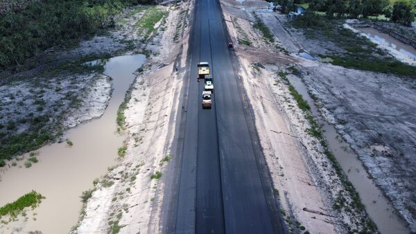 Rápido progreso en la renovación del lote 3 de la ruta Transchaco con metas firmes para marzo