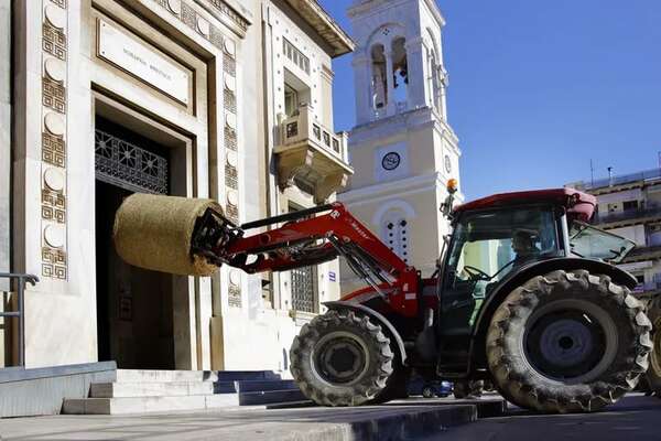 Fotos: así protestan los agricultores griegos - Mundo - ABC Color