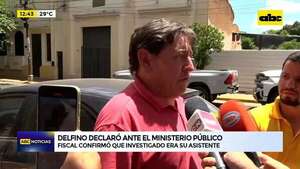 Video: el fiscal Delfino declaró ante el Ministerio Público - ABC Noticias - ABC Color