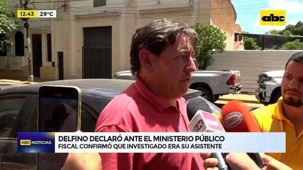 Video: el fiscal Delfino declaró ante el Ministerio Público - ABC Noticias - ABC Color